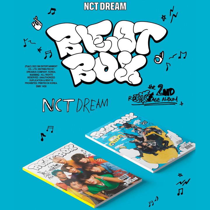 NCT Dream Beatbox 2nd Full Album Repackage New School version, Young Star version cover