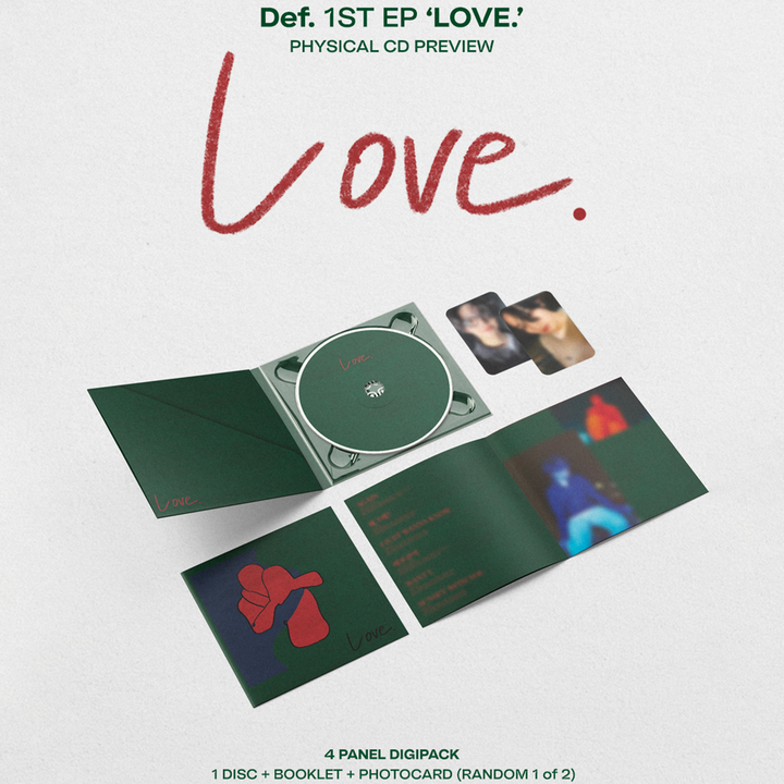 Def Love 1st EP panel digipack