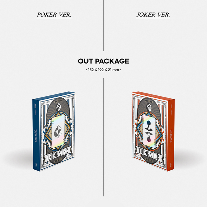 Oneus Trickster 7th Mini Album Joker version, Poker version out package