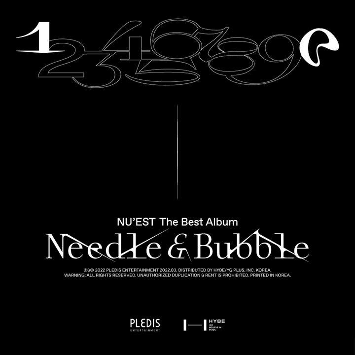 Nu'Est Needle&Bubble The Best Album Limited