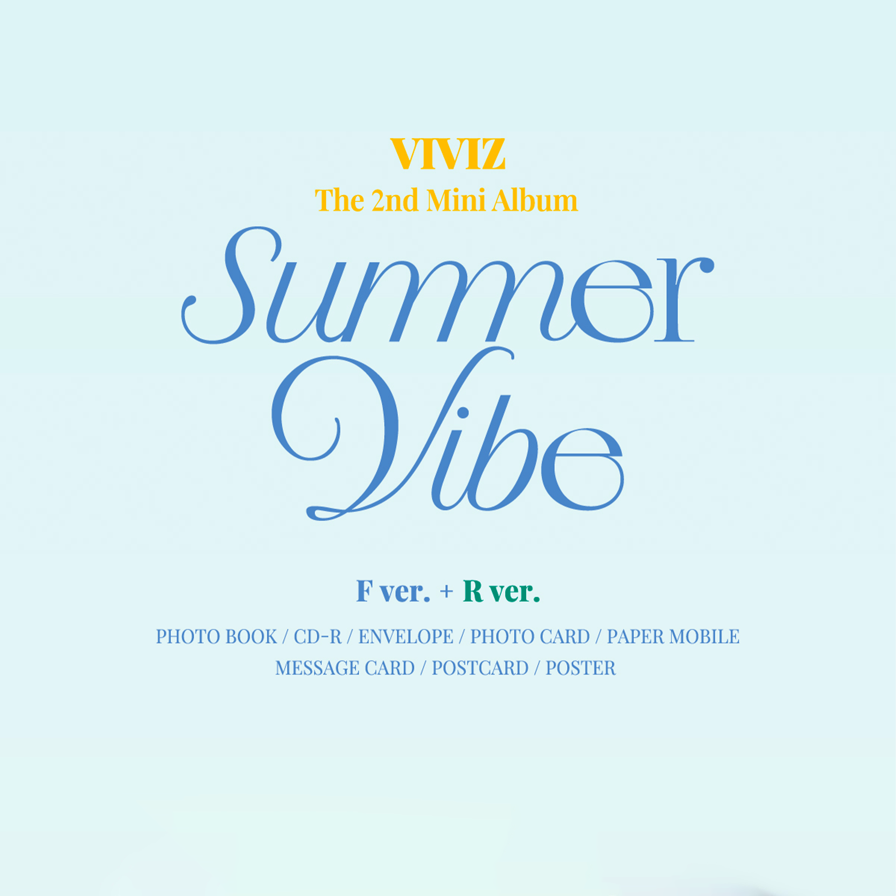 Viviz Summer Vibe 2nd Mini Album F version, R version
