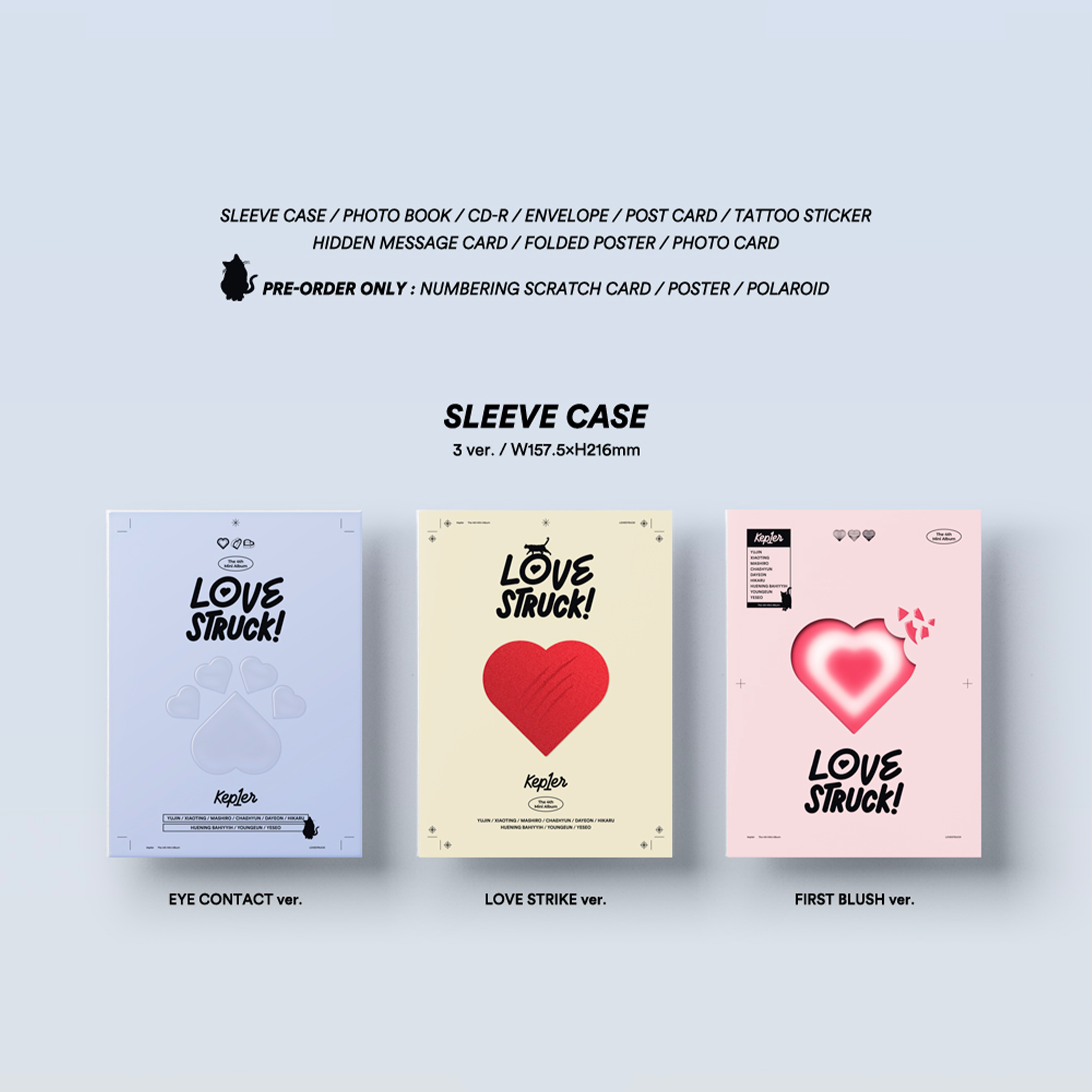 KEP1ER - LOVESTRUCK! [4th Mini Album] - Stardust K-pop Shop