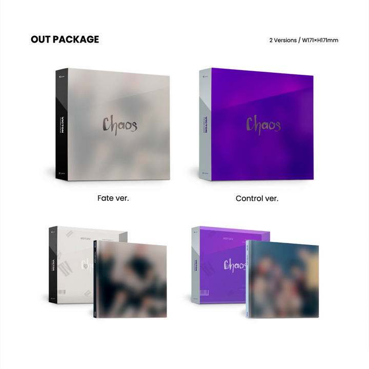 Victon Chaos 7th Mini Album Fate version, Control version out package