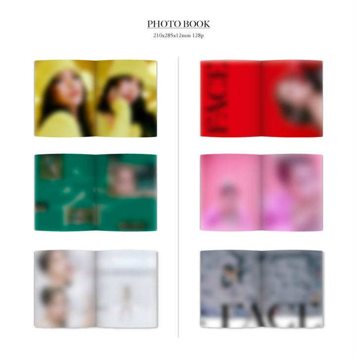 Solar Face 1st Mini Album Face version, Persona version photobook