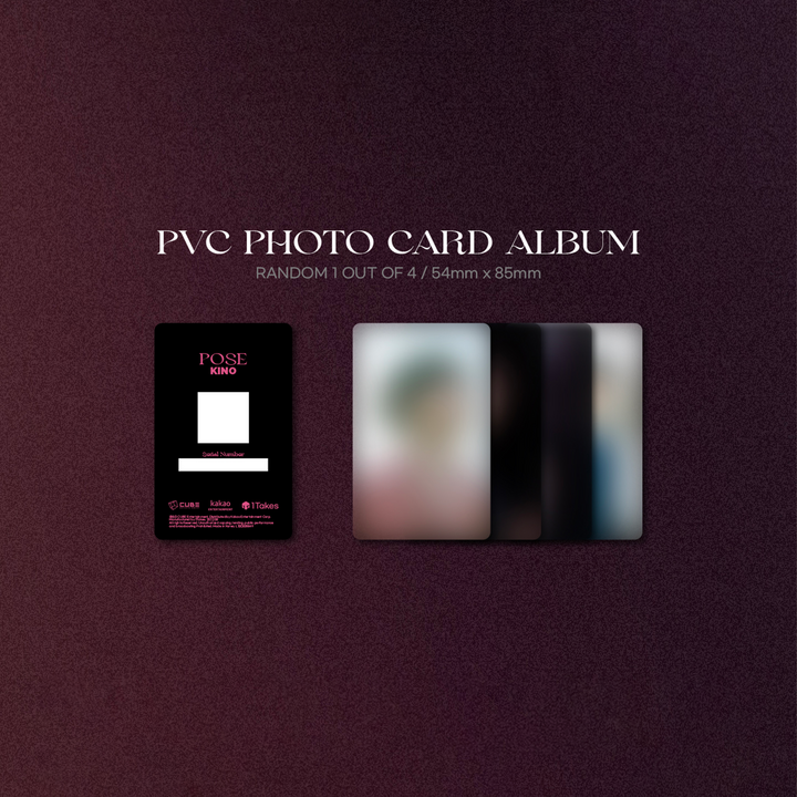 Kino Pentagon Pose Special Single PVC photocard album