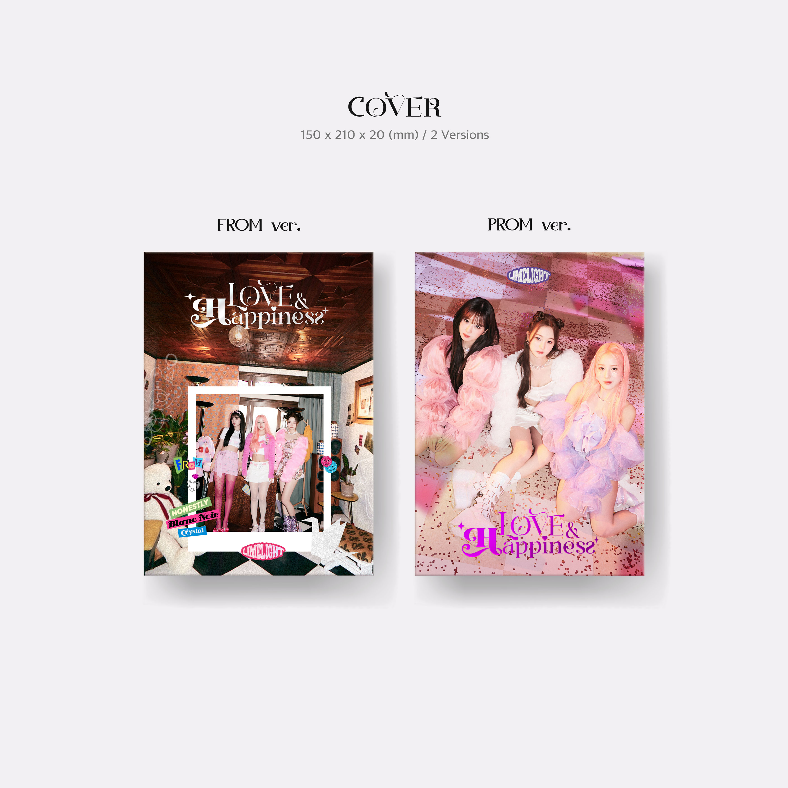 LIMELIGHT - LOVE & HAPPINESS [Debut EP] - Stardust K-pop Shop