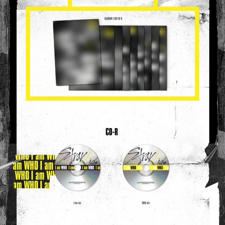Stray Kids I am WHO 2nd Mini Album CD-R