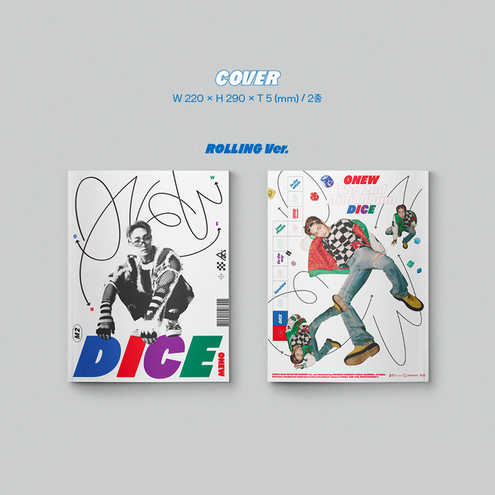 Onew Dice 2nd Mini Album Rolling Version, Dice Version cover