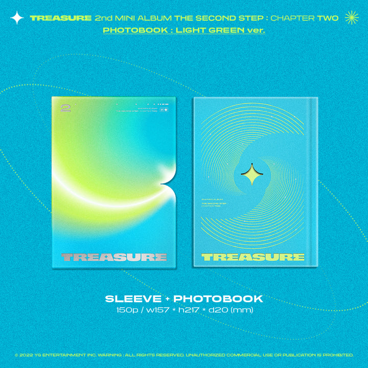 Treasure The Second Step: Chapter Two Light Green version sleeve, photobook