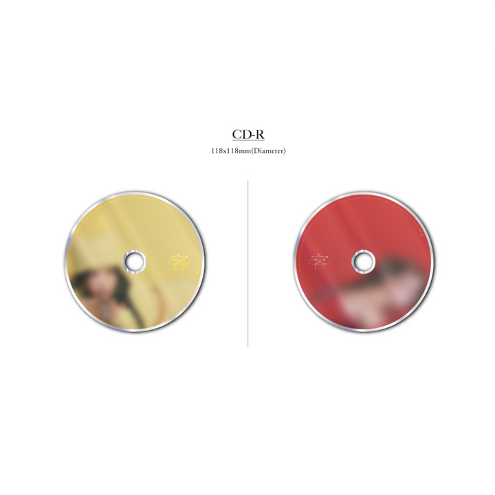 Solar Face 1st Mini Album Face version, Persona version CD-R