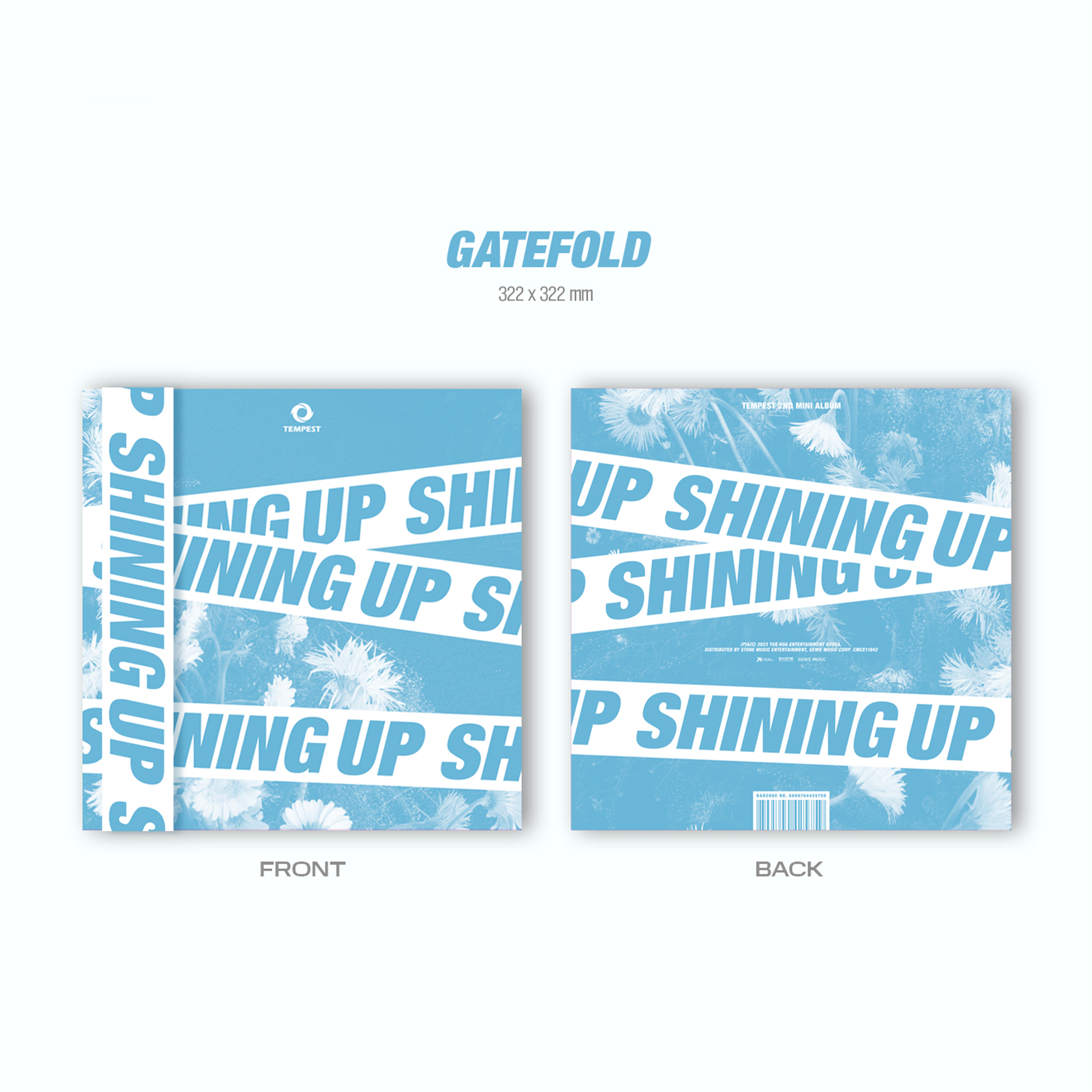 TEMPEST - SHINING UP [2nd Mini Album] Vinyl / LP Ver. - Stardust K-pop Shop