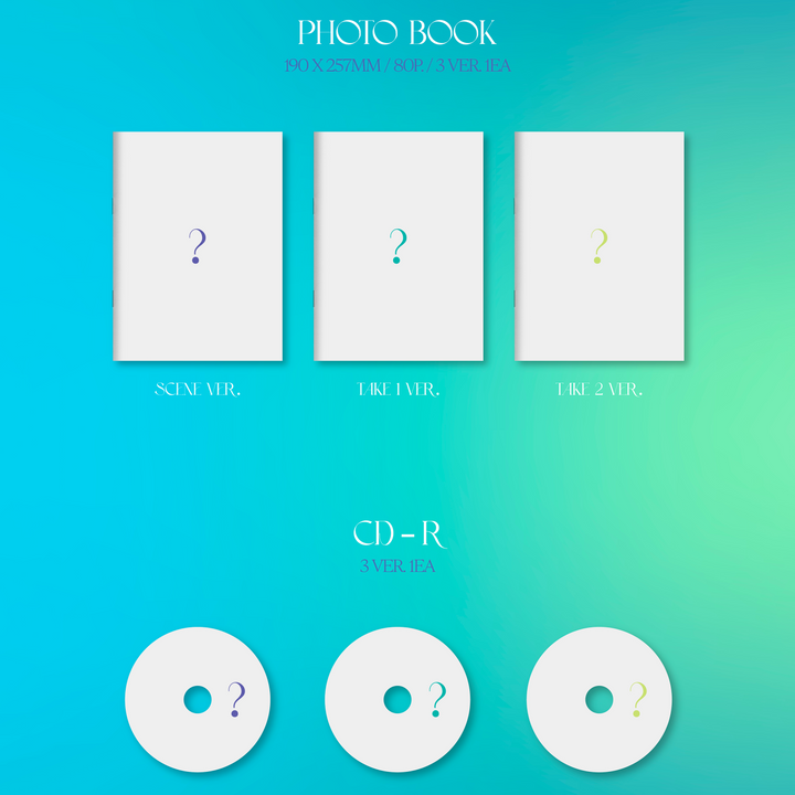 WJSN Cosmic Girls Sequence Special Single Album Scene version, Take 1 version, Take 2 version photobook, CD-R