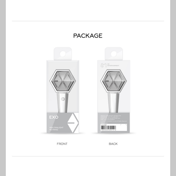 Exo Mini Lightstick Keyring package