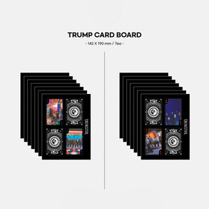 Oneus Trickster 7th Mini Album Joker version, Poker version trump card board