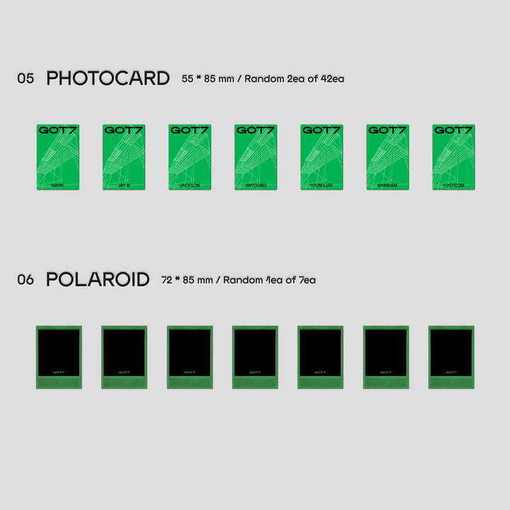 GOT7 photocard, polaroid