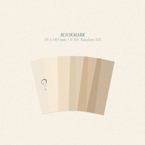 Kihyun Voyager 1st Single Album Voyager version, Somewhere version, The 1st Journey version bookmark
