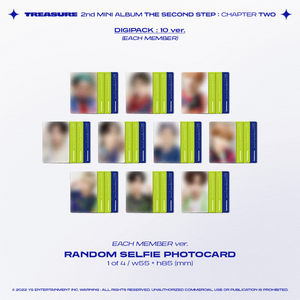 TREASURE - THE SECOND STEP: CHAPTER TWO [2nd Mini Album] Digipack Ver. - Stardust K-pop Shop