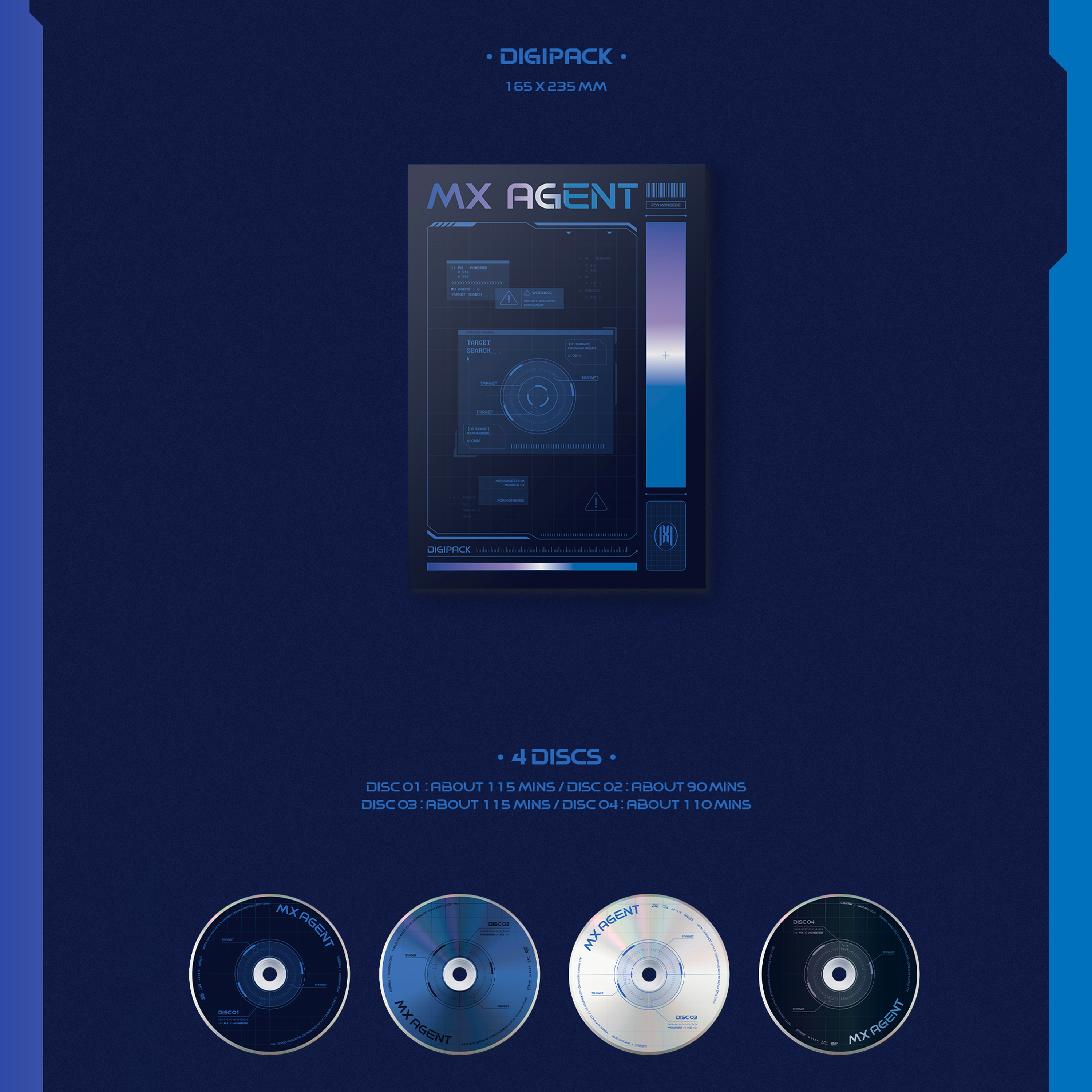 MONSTA X - 2022 MONSTA X 6TH OFFICIAL FANCLUB MONBEBE FAN-CONCERT [MX AGENT] DVD Ver. - Stardust K-pop Shop