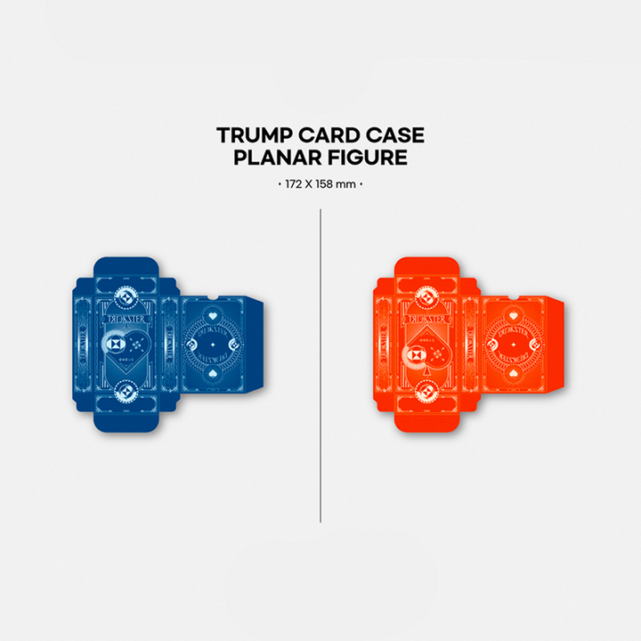 Oneus Trickster 7th Mini Album Joker version, Poker version trump card case planar figure