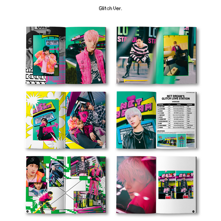 NCT Dream Glitch Mode 2nd Full Album Scratch version, Glitch version photobook