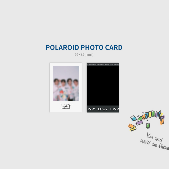 Lucy Childhood 1st Full Album polaroid