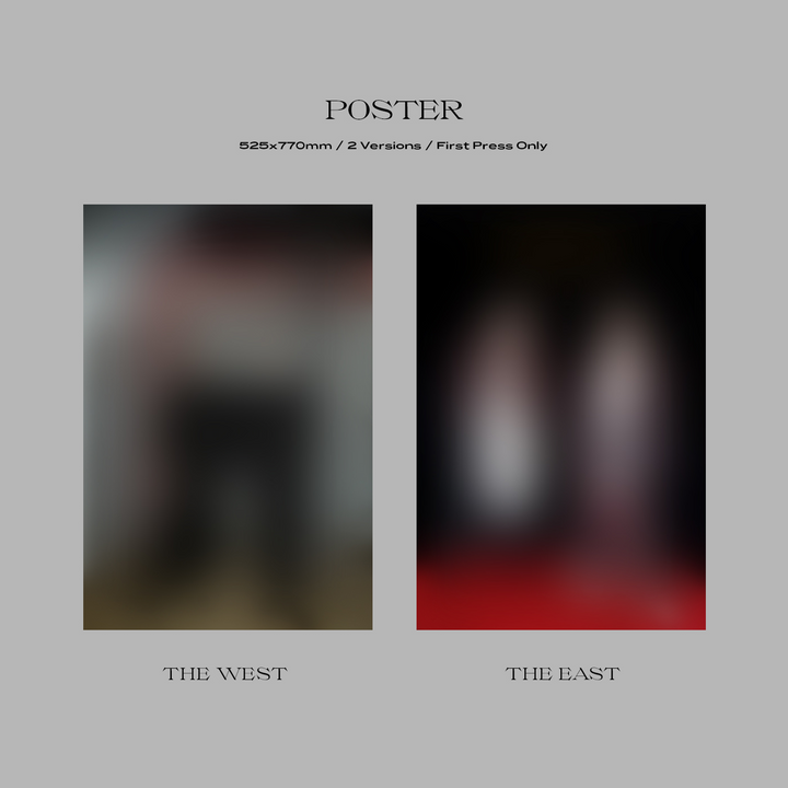 Astro Moonbin & Sanha Refuge 2nd Mini Album The West version, The East version poster