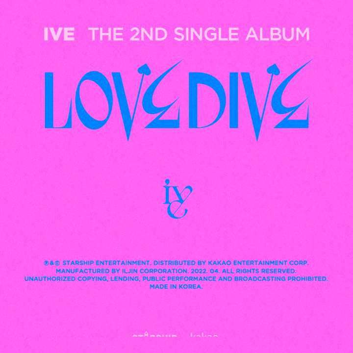 IVE Love Dive 2nd Single Album