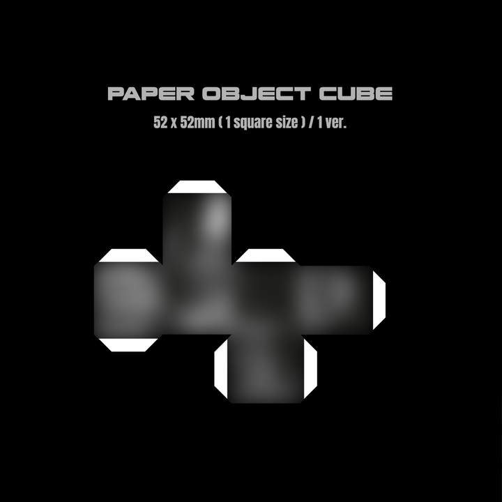 Bang Yongguk EP Album 2 Chaotic version, Wandering version paper object cube