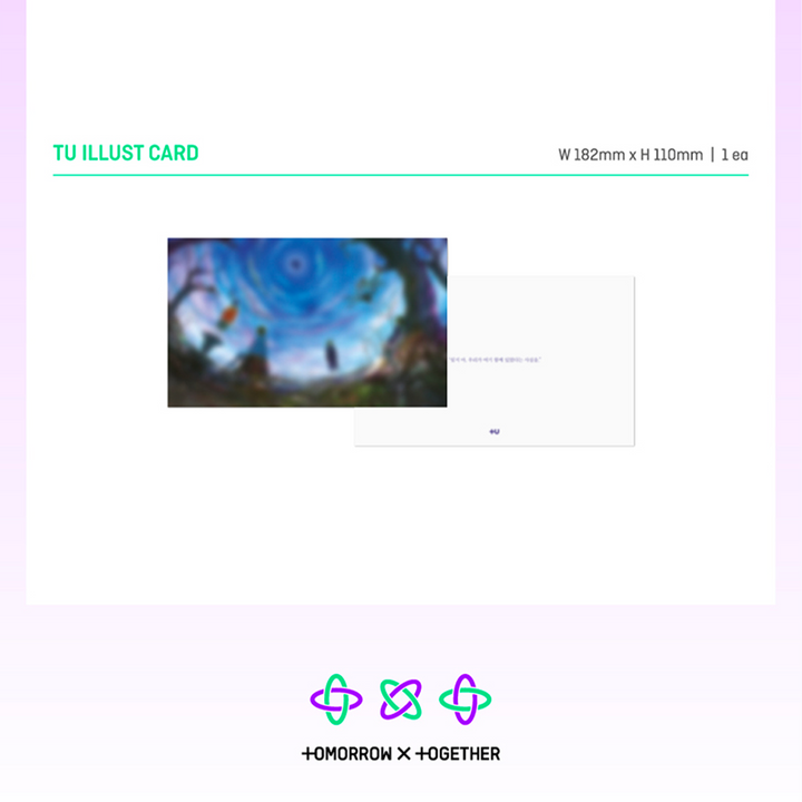 TXT The Dream Chapter: Eternity 2nd Mini Album Port version, Starboard version TU illust card