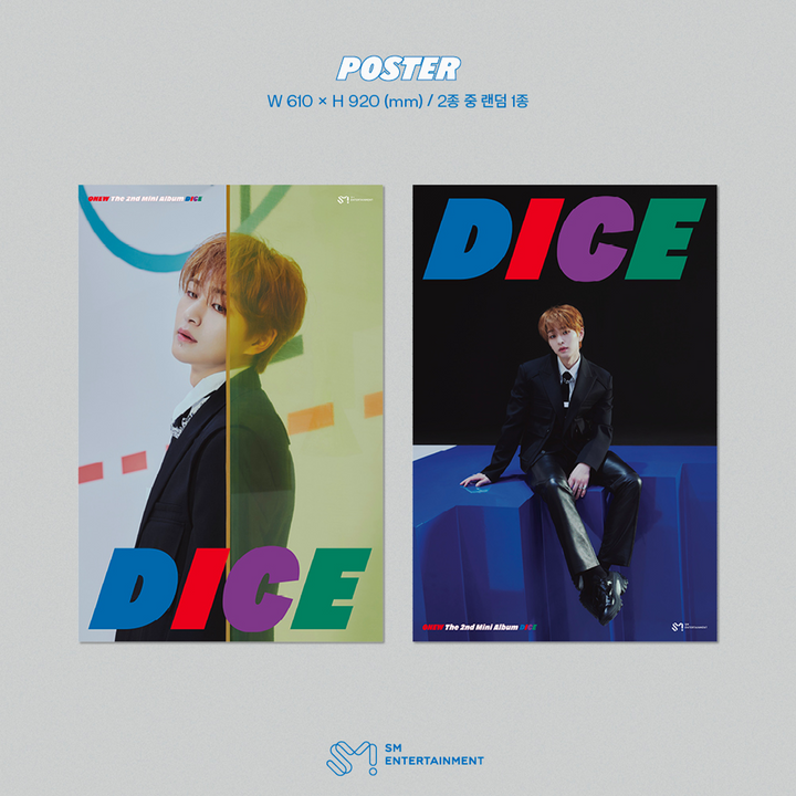 Onew Dice 2nd Mini Album Digipack Version poster