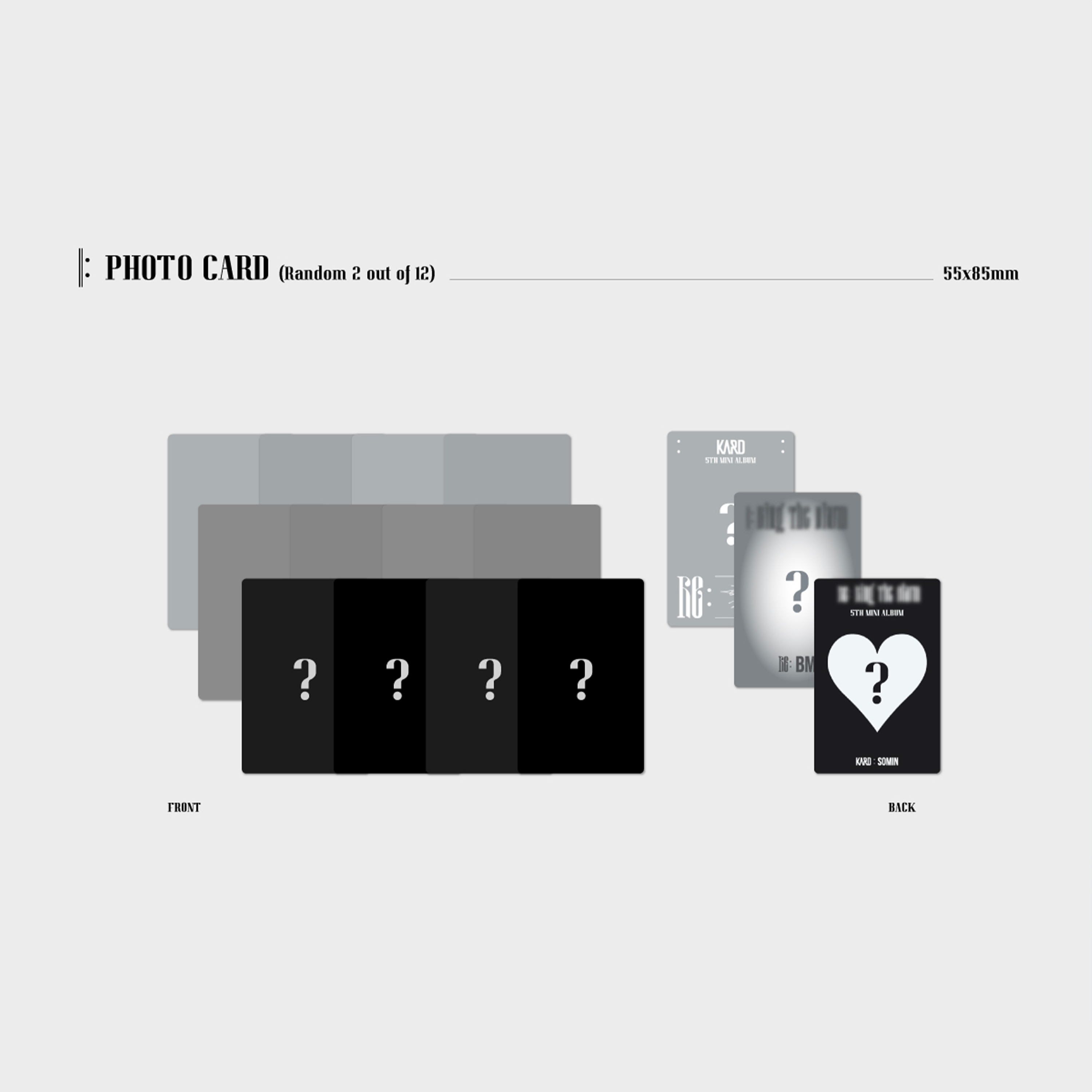 Kard Re: 5th Mini Album photocard