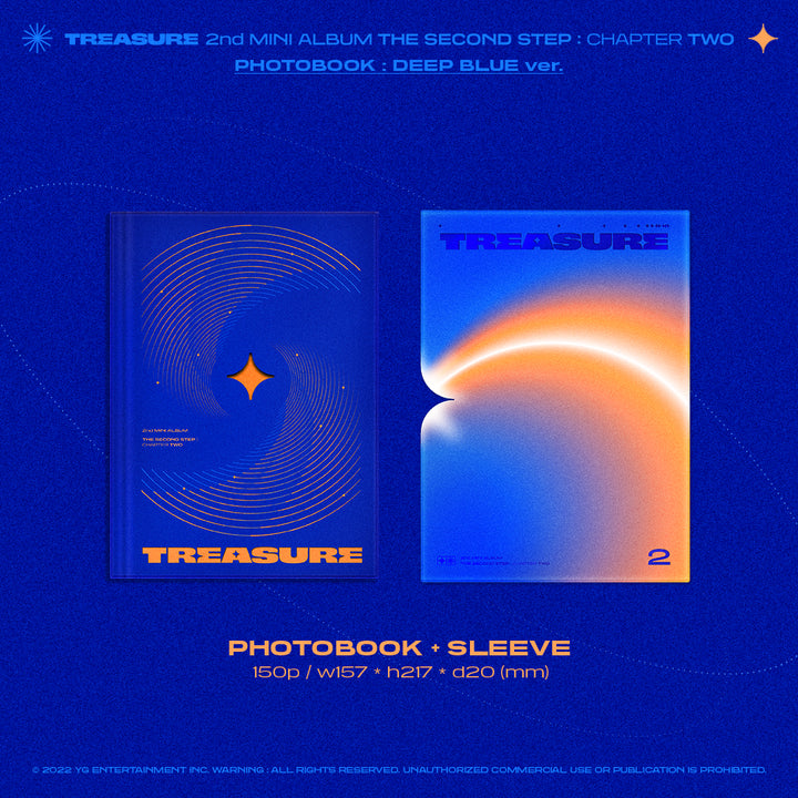 Treasure The Second Step: Chapter Two Deep Blue version sleeve, photobook