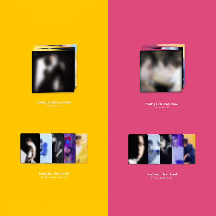 Bam Bam 2nd Mini Album B Bam A / Bam B folding mini photobook, lenticular photocard