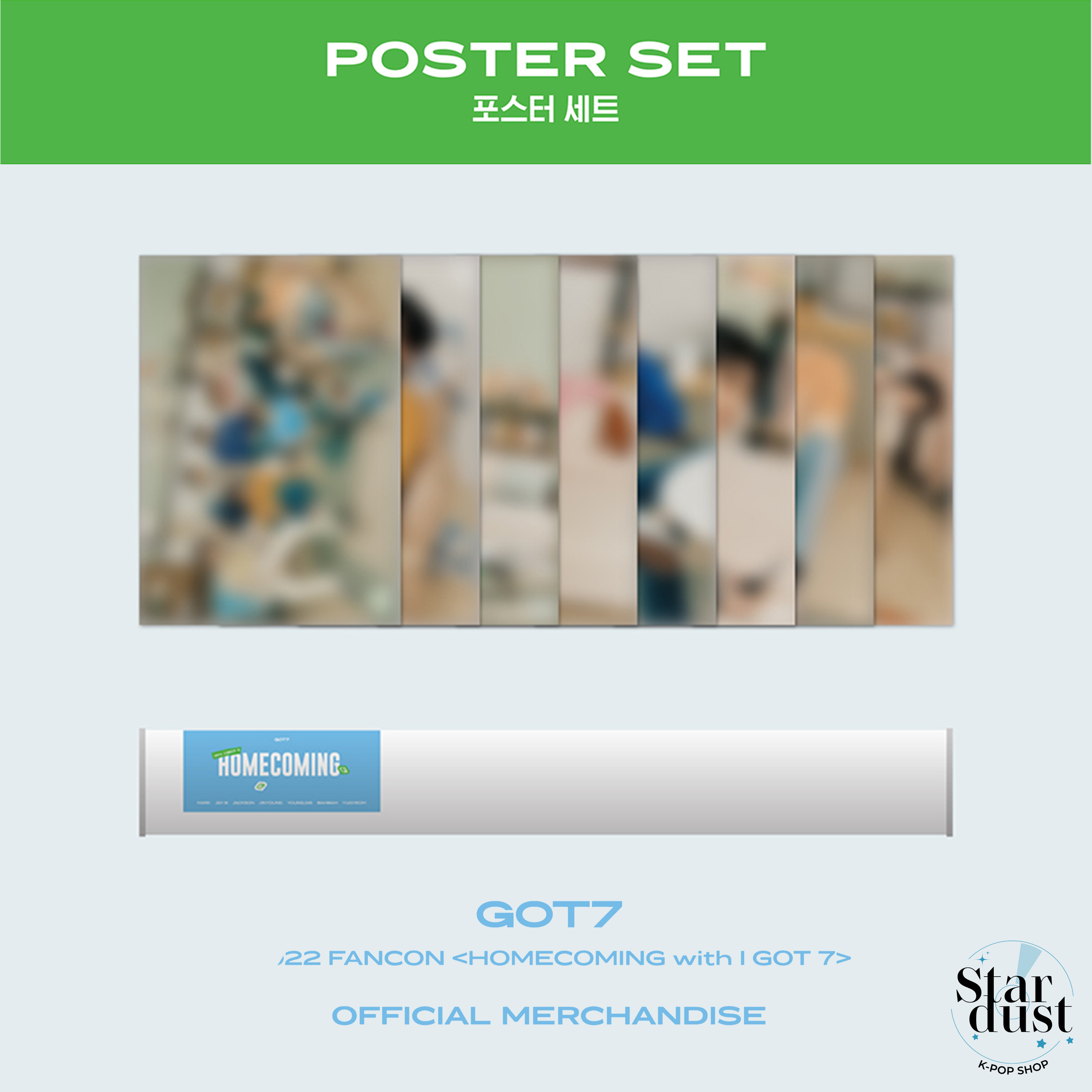GOT7 2022 FANCON MD - POSTER SET - Stardust K-pop Shop