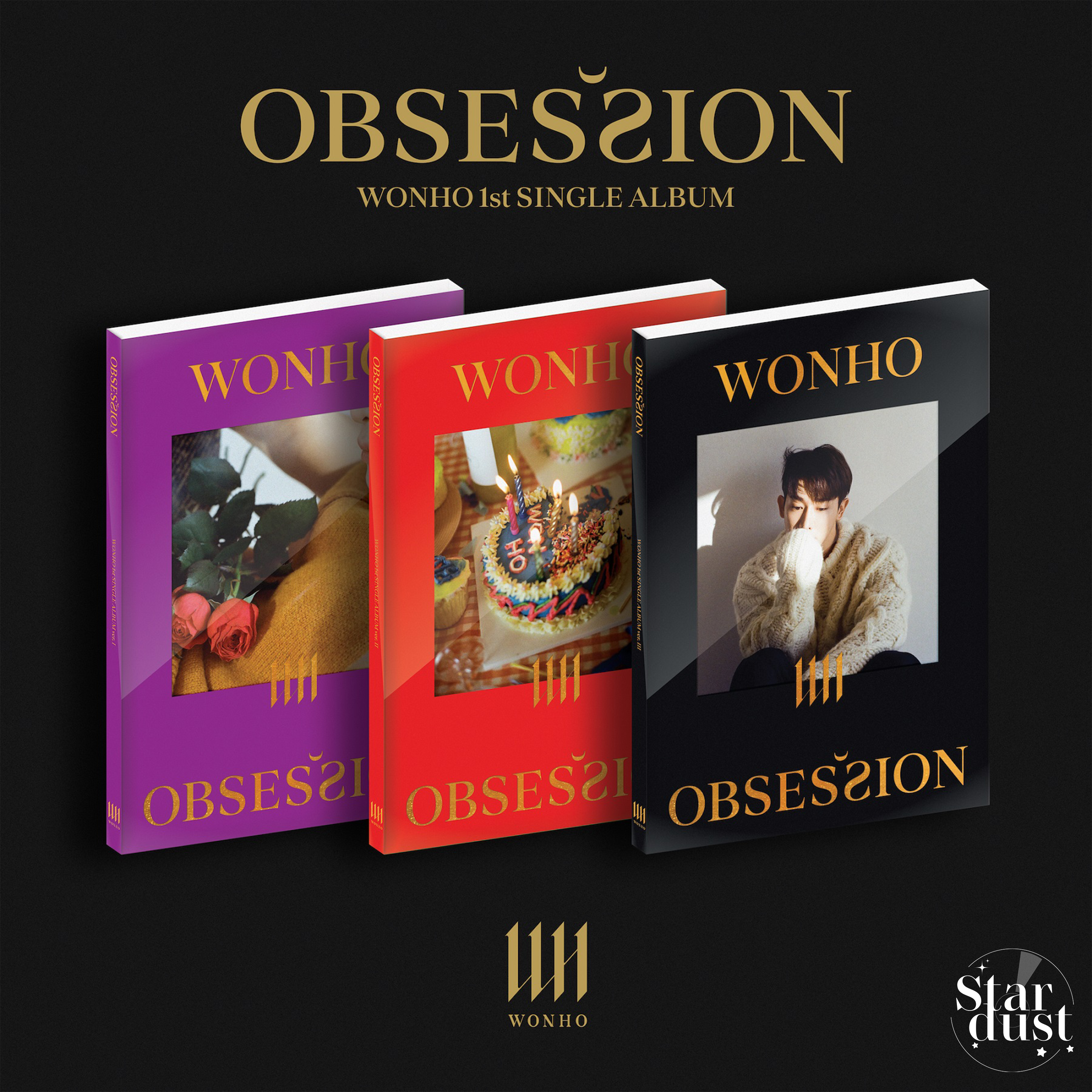 WONHO - OBSESSION [1st Single Album] - Stardust K-pop Shop