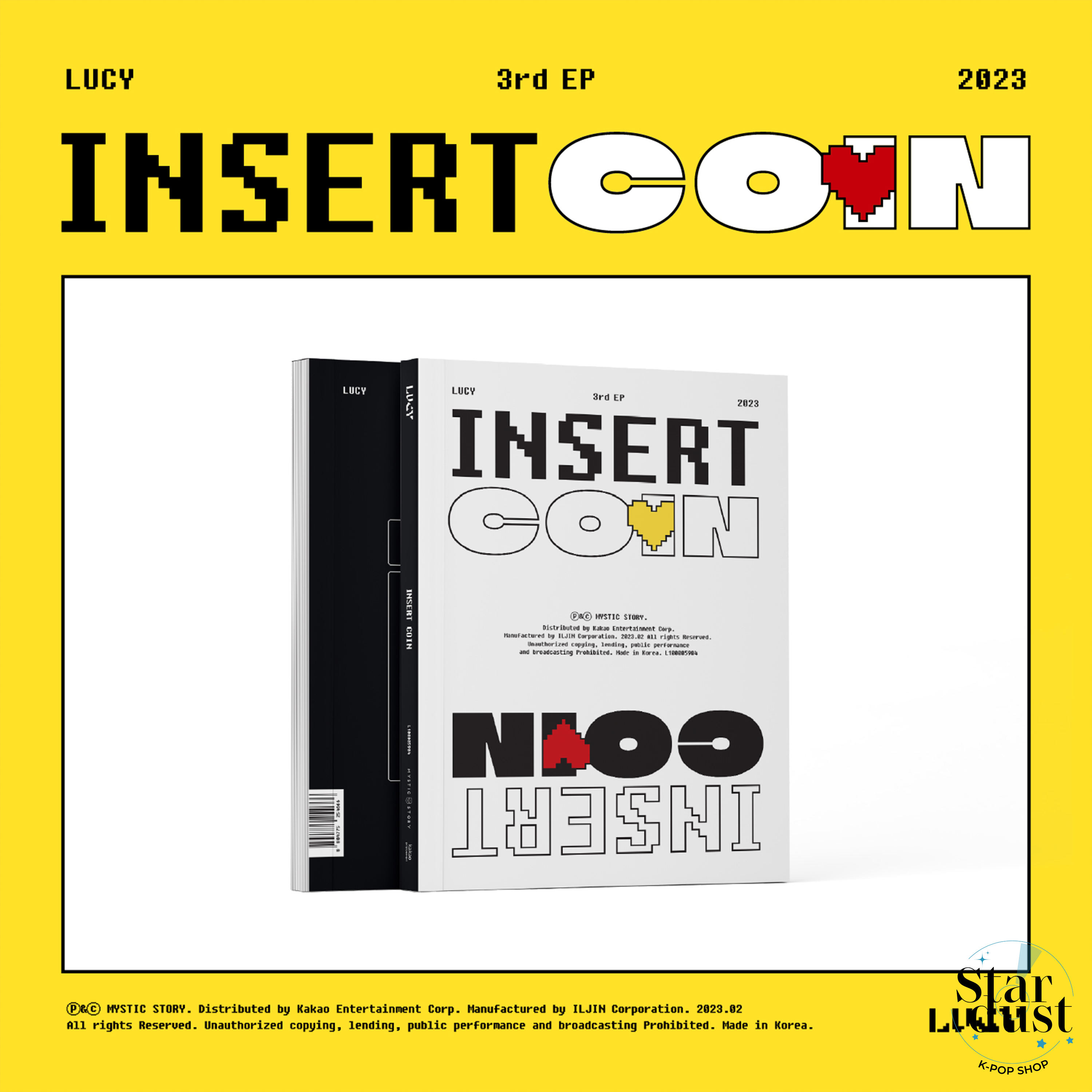 LUCY - INSERT COIN [3rd Mini Album] - Stardust K-pop Shop