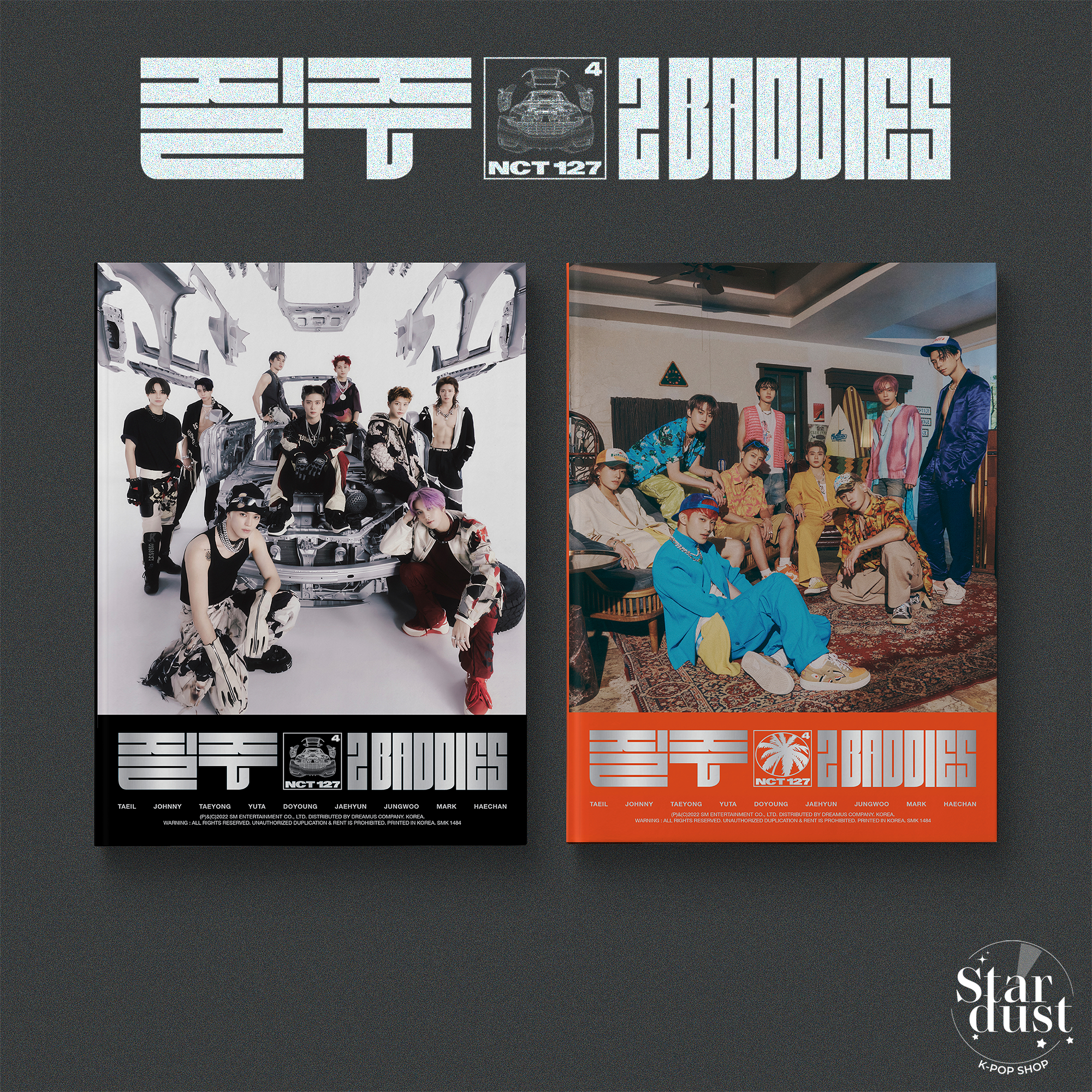 NCT 127 - 2 BADDIES [4th Full Album] - Stardust K-pop Shop