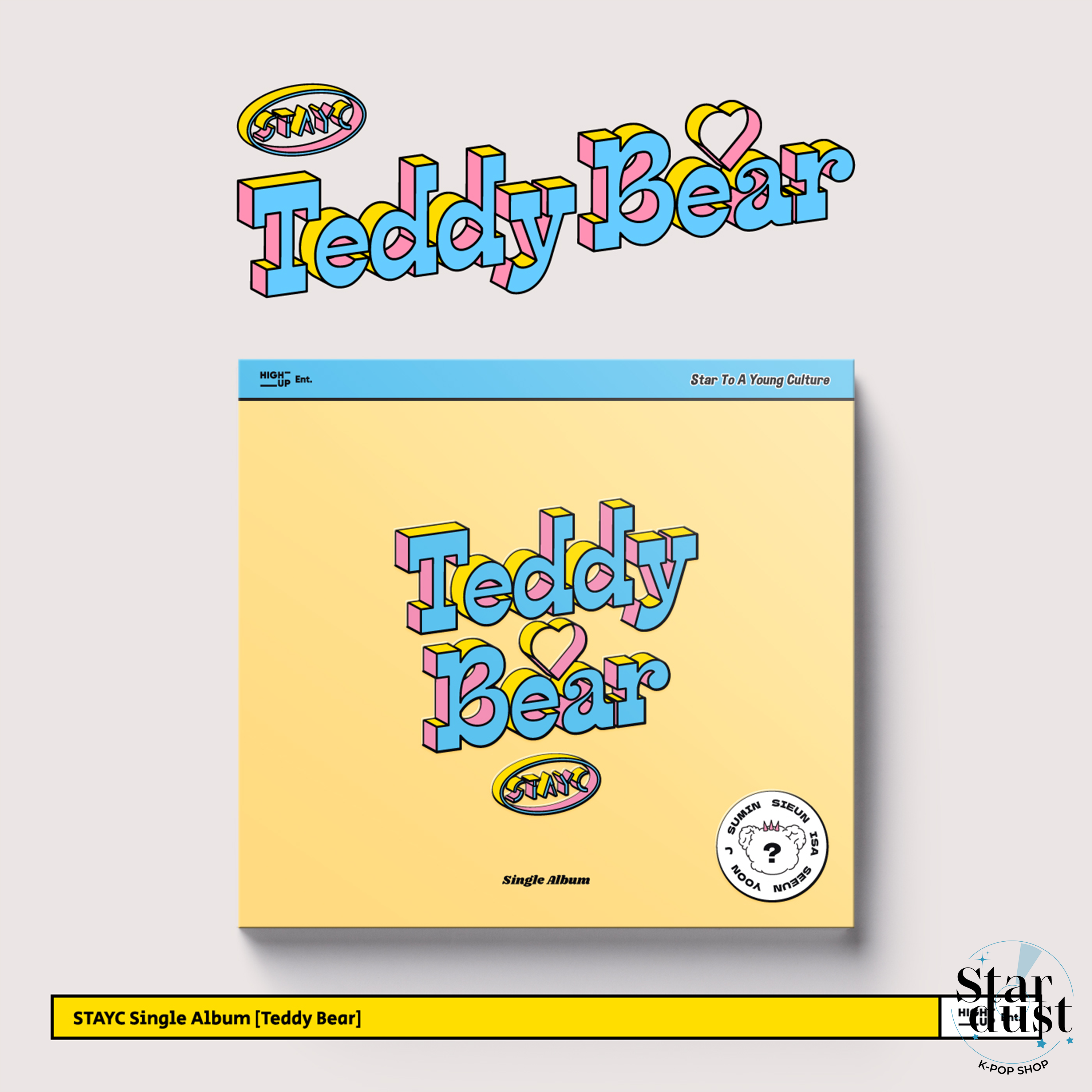 STAYC - TEDDY BEAR [4th Mini Album] Digipack Ver. - Stardust K-pop Shop