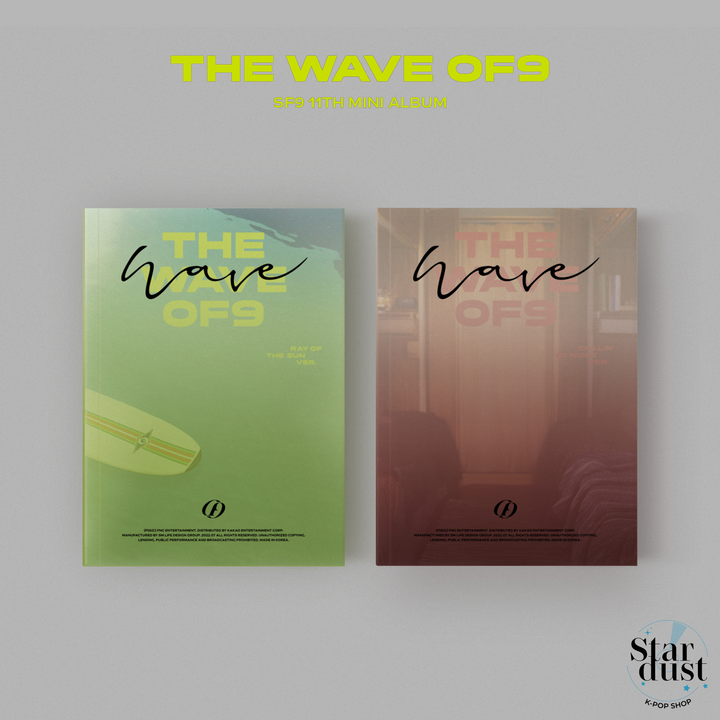 SF9 The Wave Of9 11th Mini Album Ray Of The Sun version, Chillin' At Night version cover
