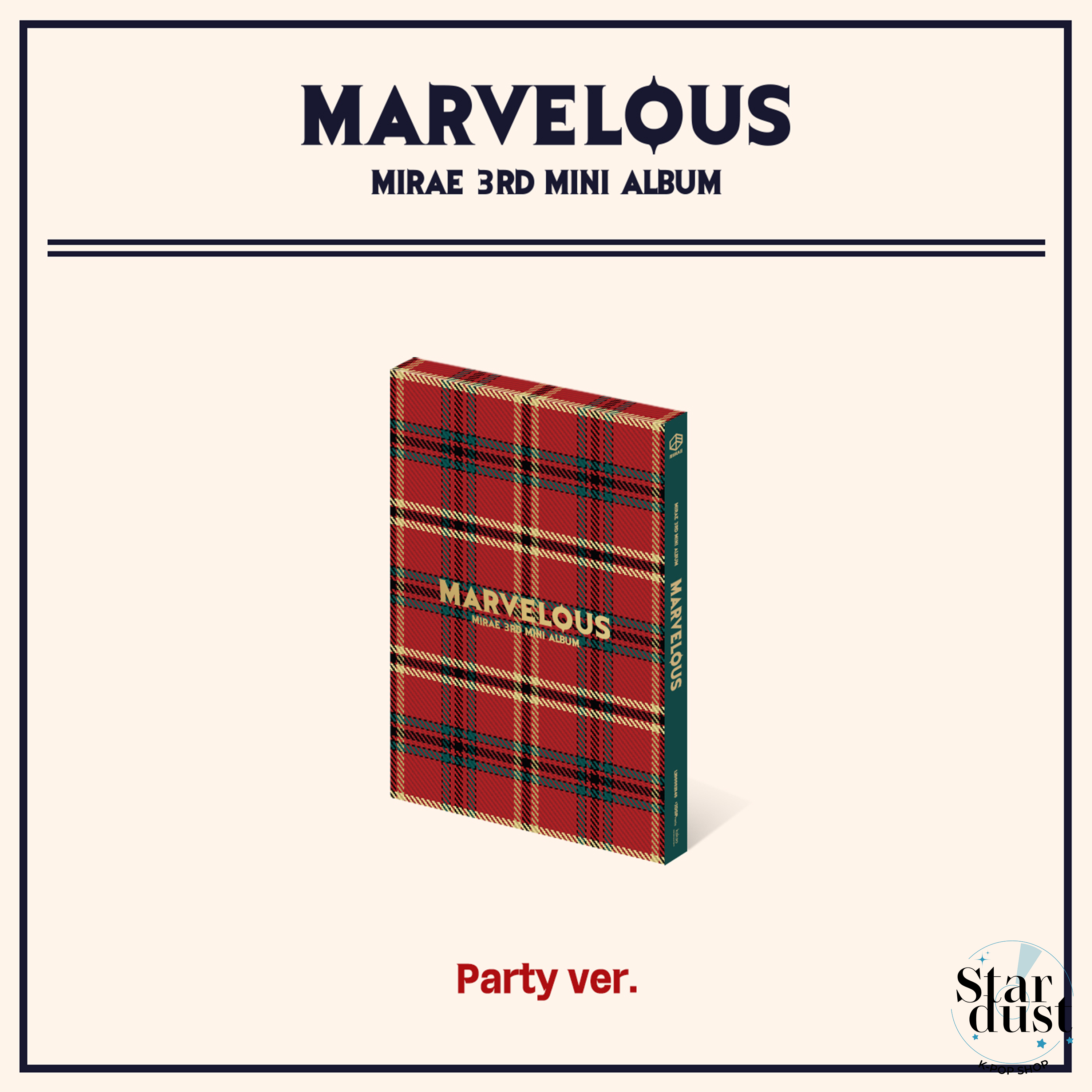MIRAE - MARVELOUS [3rd Mini Album] - Stardust K-pop Shop