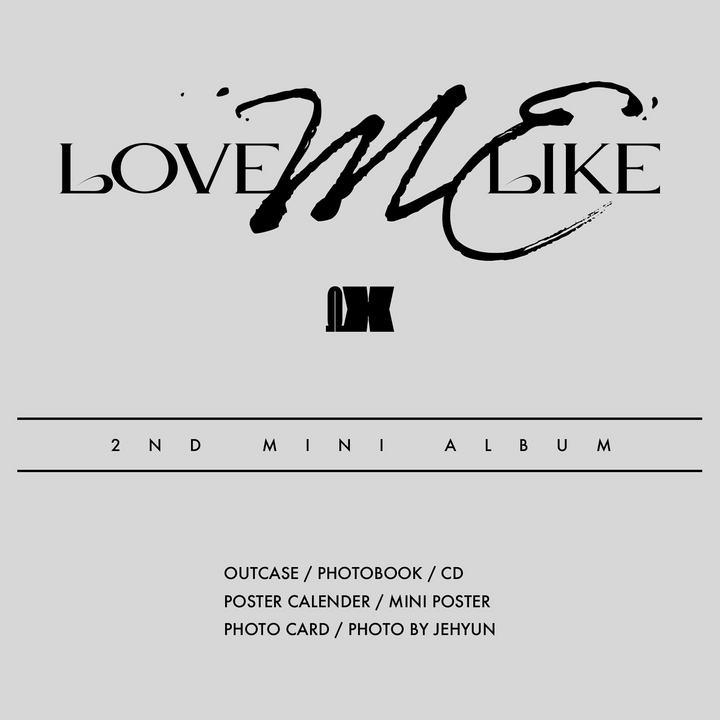 Omega X Love Me Like 2nd Mini Album contenuto