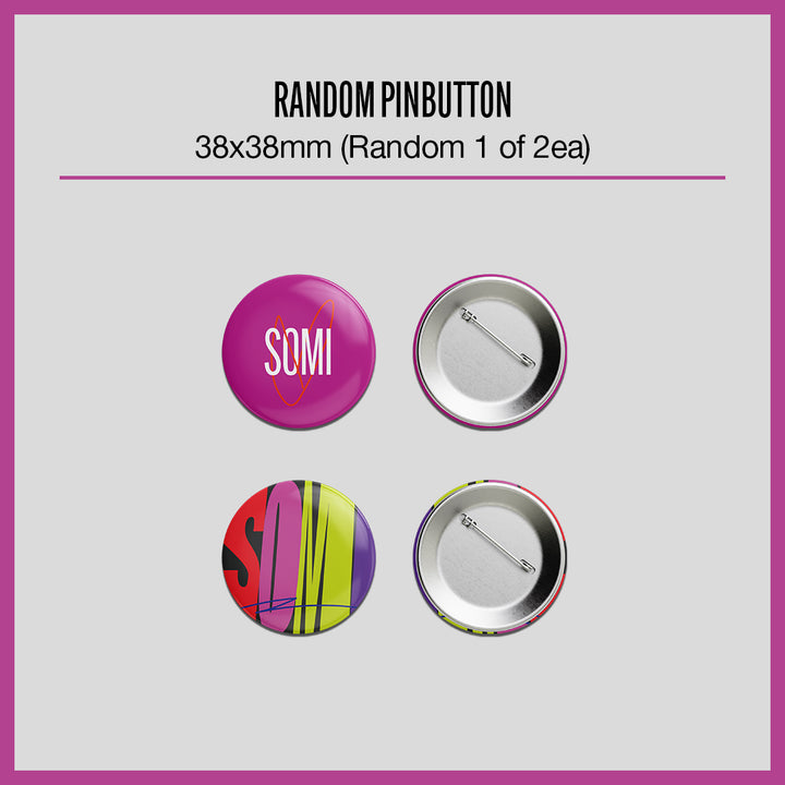 Jeon Somi The First Album XOXO pinbutton X version