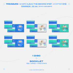 Treasure The Second Step: Chapter One digipack CD, booklet