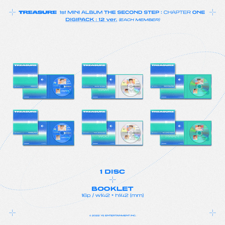 Treasure The Second Step: Chapter One digipack CD, booklet