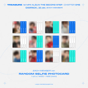 Treasure The Second Step: Chapter One digipack random selfie photocard