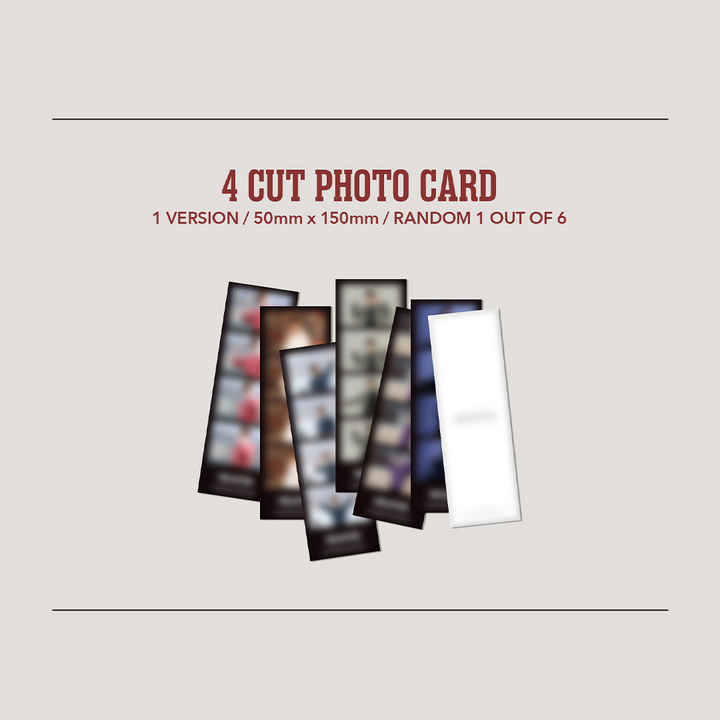 Kim Jae Hwan The Letter 4th Mini Album 4 cut photocard